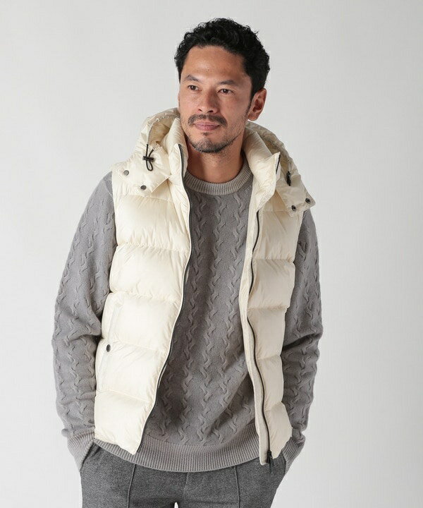 【TATRAS/タトラス】ダウンベスト POSEIDONE／メンズビギ（MEN'S BIGI）