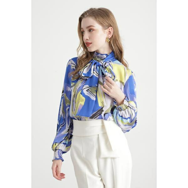 アートフラワープリントブラウス／ピンキー＆ダイアン（PINKY＆DIANNE）のサムネイル