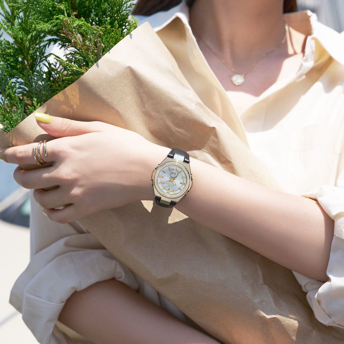 BVLGARI - G-MS エコレザーバンド【国内正規品】MSG-W200RL-1AJF／ベビージー（BABY-G）