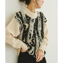 フリンジプチハイニット/アイテムズ アーバンリサーチ(ITEMS URBAN RESEARCH)