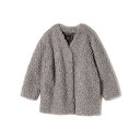 SHIPS Primary Navy Label:フェイク ファー ブルゾン/シップス(SHIPS)