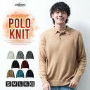 ニット メンズ ポロシャツ カシミヤ セーター ニットポロシャツ 暖かい カジュアル 襟付き/ジェネレス(geneless)
