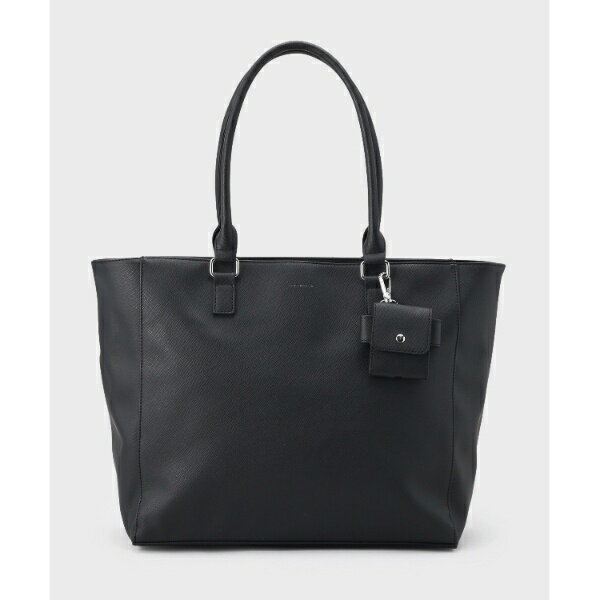 【A4サイズ／ビジネスでも使える】合皮トートバッグ イヤホンケース付き／ザ ショップ ティーケー（THE SHOP TK）