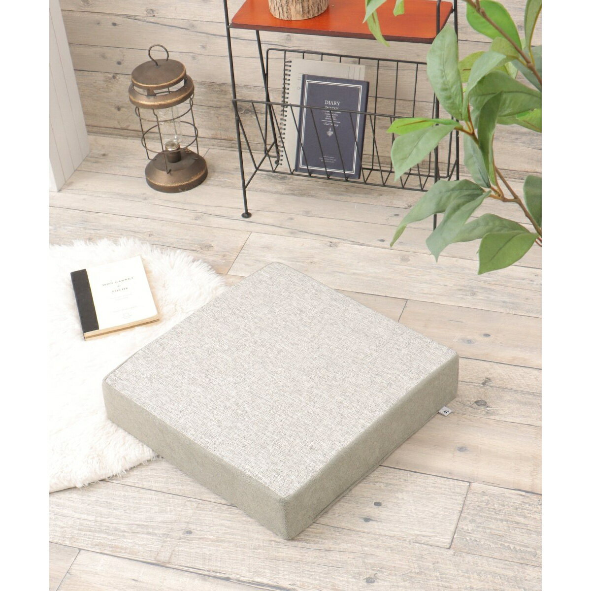 スクエア スラブ＆パイルシートクッション H8cm／LBC（LBC）