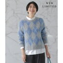 【WEB限定】FLUFFY ARGYLE ニット/Jプレス(J.PRESS)