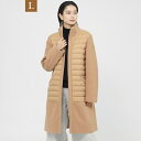 【L】【カタログ掲載品】【ウォッシャブル】チューブダウンコンビコート/エヴェックス バイ クリツィア(EVEX by KRIZIA)