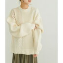 パッチワーククルーネックニット/アイテムズ アーバンリサーチ(ITEMS URBAN RESEARCH)