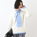 【洗えるカシミヤ混日本製】Vネックコクーンシルエットニット/インディヴィ(INDIVI)