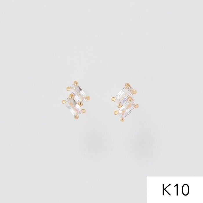 【K10】ツインバケットピアス／フィービィー（Phoebe）