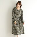 【WEB限定/洗える/ジャージ素材】ペブルス柄ワンピース/ローラ アシュレイ(LAURA ASHLEY)