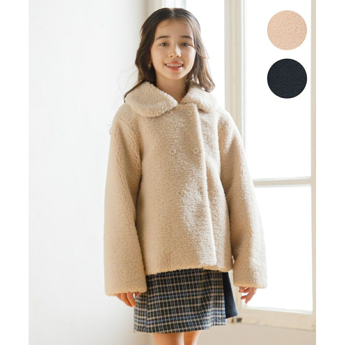 【110-140cm】スライバー ピーコート/組曲(KUMIKYOKU)