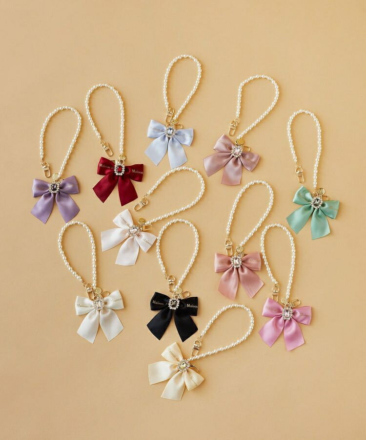 EC限定ビジューリボンパールストラップ/メゾン ド フルール(Maison de FLEUR)