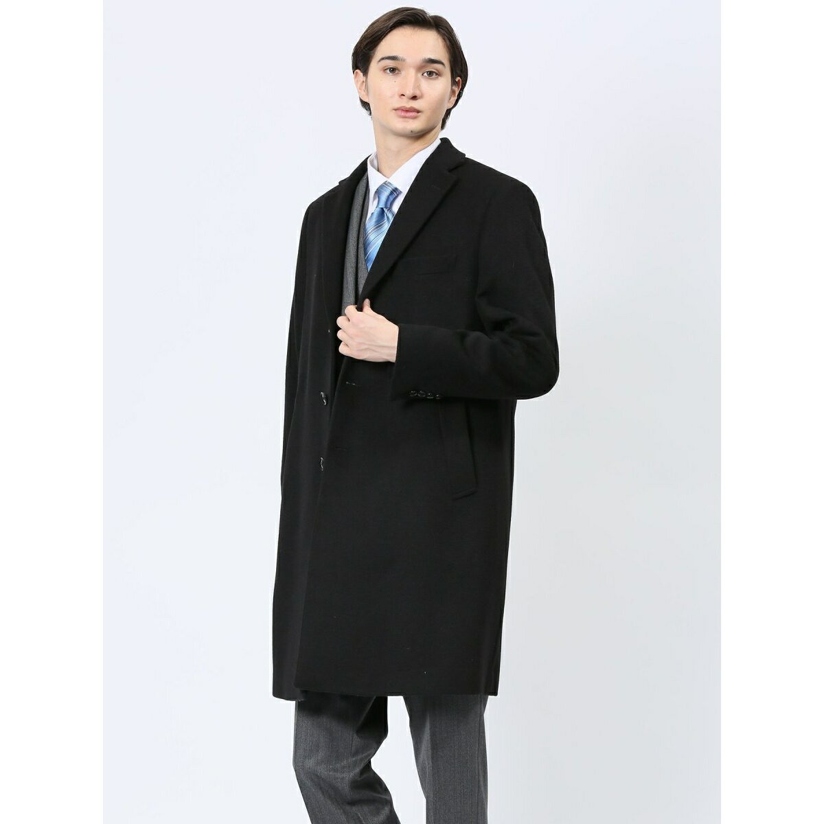 m.f.エディトリアル ウール混 ショートビーバー チェスターコート／m.f.エディトリアル（m.f.editorial）