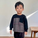 グレンチェック柄 ジャカードトレーナー(ベビーサイズ)/コムサイズム(COMME CA ISM)