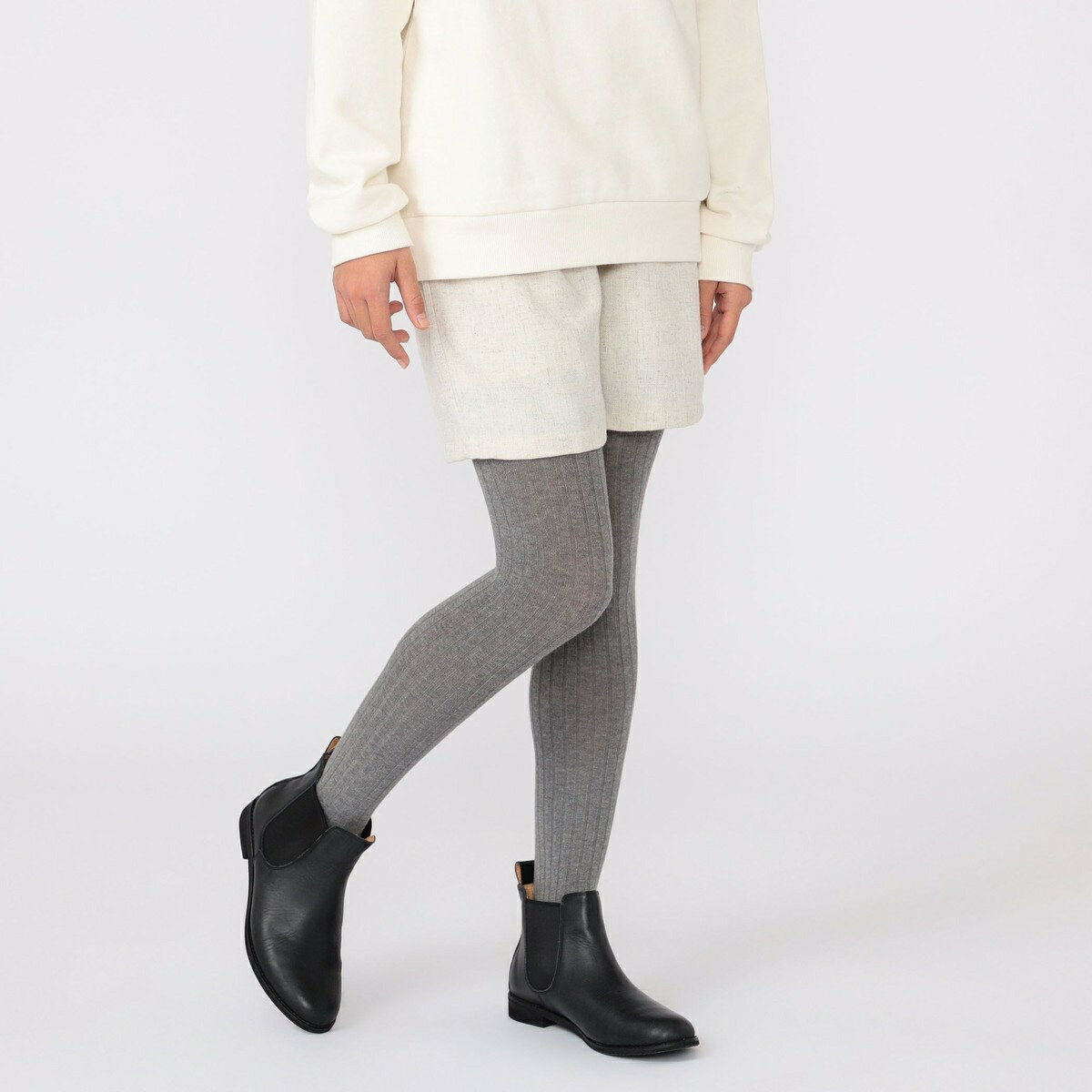 SHIPS KIDS:140~150cm / ツイード タック キュロット/シップス(SHIPS)