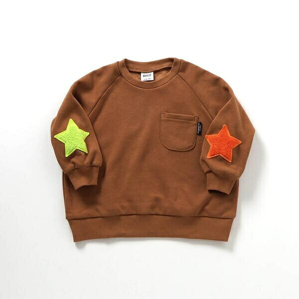 裏シャギーあったか袖パッチトレーナー／ブリーズ（BREEZE）のサムネイル