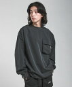 【セットアップ対応】テックエステル長袖プルオーバー/アンノームワインド(The unormwind)