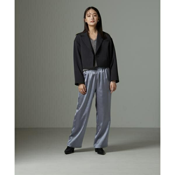 丸井（マルイ）楽天市場店のヘヴィーサテンパンツ／ナノユニバース（NANO universe）｜アングル3