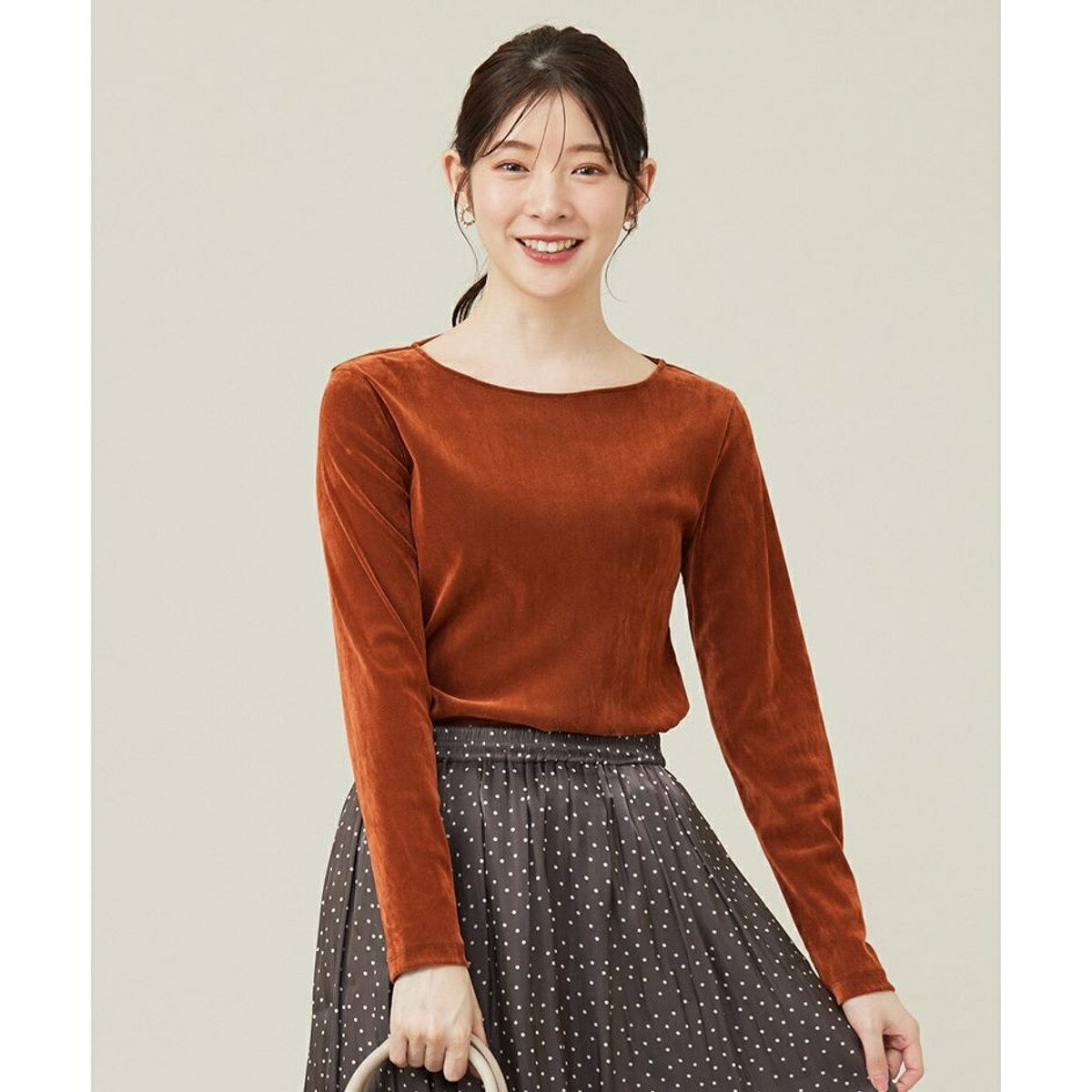 【洗える】チュールベロア プルオーバー／エニィスィス（any SiS）のサムネイル