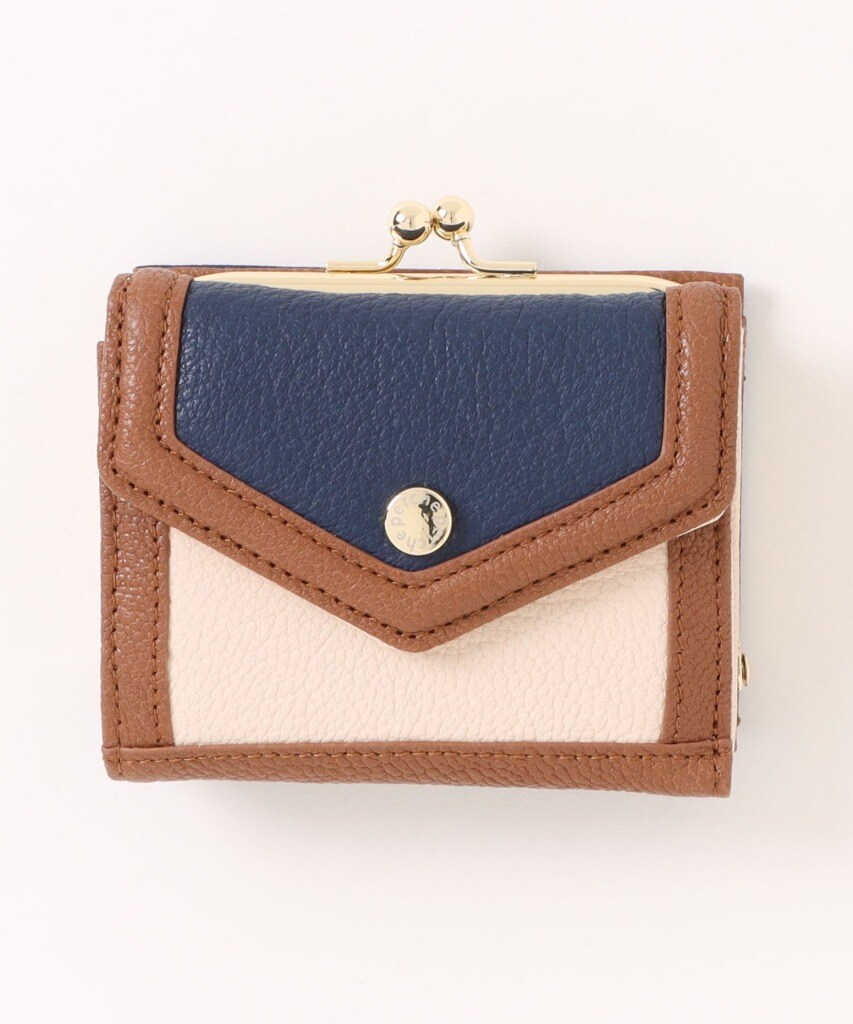 ペルケ perche / トリミングがま口ミニ財布／ペルケ（perche'）