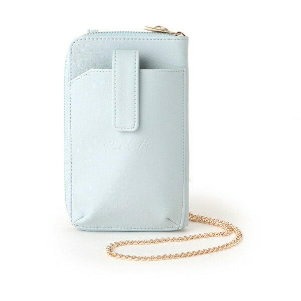 チェーン付き長財布／ピンクラテ（PINK-latte）