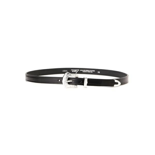 TORY LEATHER / 3/4 inch 3-Piece Silver Buckle Set /ビーセカンド(B'2nd)