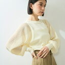 【WEB限定】パフスリーブニットプルオーバー/アダムエロペ(ADAM ET ROPE')