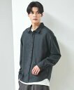 <ESSENTIALS WARDROBE>TRメランジポリストレッチ長袖シャツ/スプートニクス(SPUTNICKS)(4)