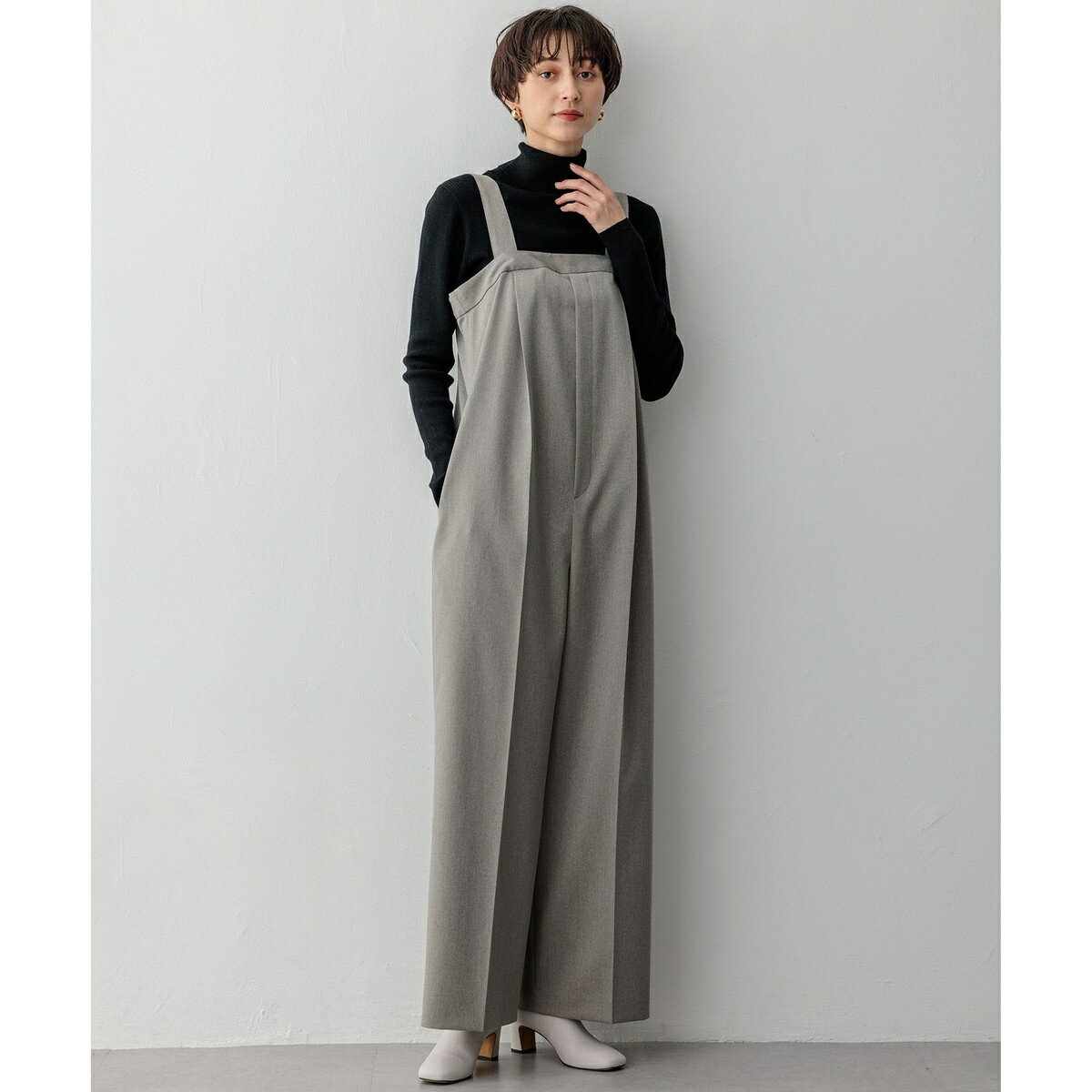 Allegra K ジャンプスーツ サマー スパゲッティストラップ カットアウト ワイドレッグ ロンパース レディース ブラック XS