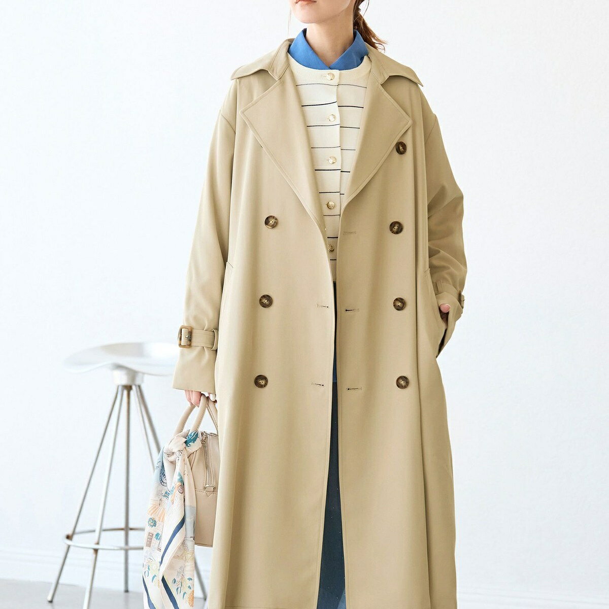 撥水加工・花粉ガード/トレンチコート／ロペピクニック（ROPE' PICNIC） 0101marui-12834318 丸井(マルイ)楽天市場店 サンプル画像3