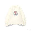【DisneyCollection/ディズニーコレクション】裏起毛裾スカラップトレーナー/ブランシェス(branshes)
