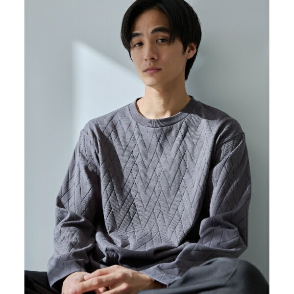 ジオメトリックリンクス長袖Tシャツ ON／OFF兼用／ザ ショップ ティーケー（THE SHOP TK）