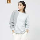 【L】【ウォッシャブル】ゼブラジャカードコンビプルオーバーカットソー/エヴェックス バイ クリツィア(EVEX by KRIZIA)
