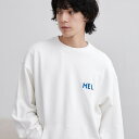 MEI(メイ)別注 裏毛ロゴクルーネックスウェット/コーエン(coen)