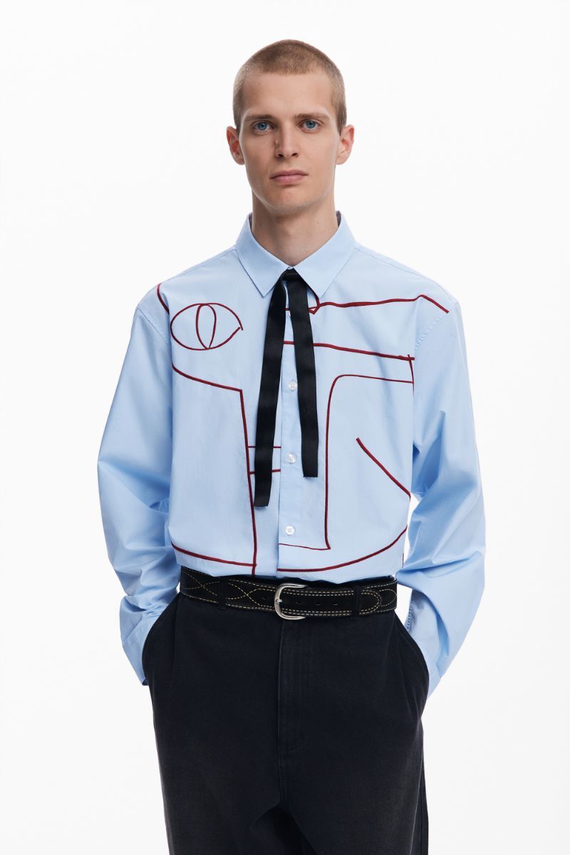 アーティプリントシャツ/デシグアル(Desigual)