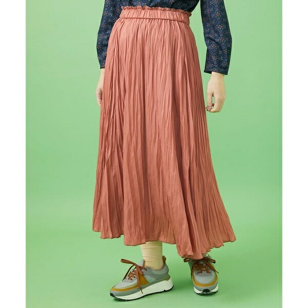 ワッシャープリーツロングスカート／ホコモモラ（JOCOMOMOLA）(4)