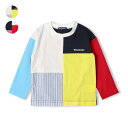 切替配色長袖Tシャツ/ムージョンジョン(moujonjon)