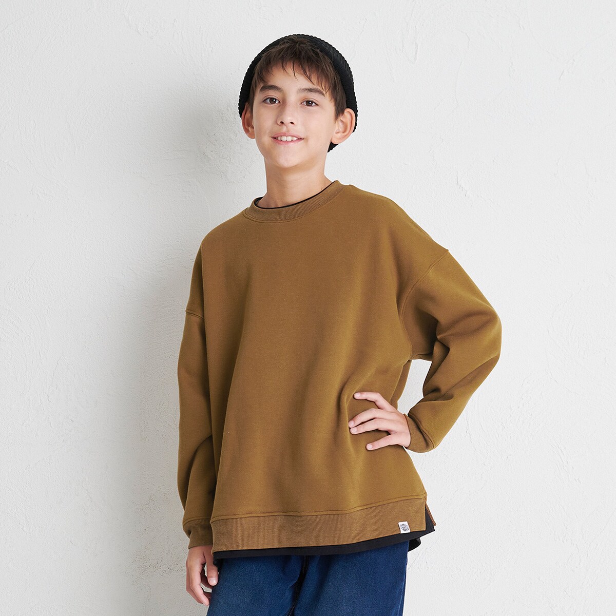 裏起毛BIGトレーナー／ディフィット（D.FIT）