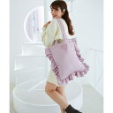 サテンフリルロゴトート/マジェスティックレゴン(MAJESTIC LEGON)