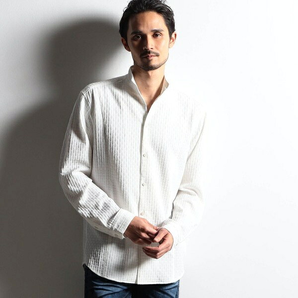 【RIELABO】クロスプラッド　スタンドカラーシャツ／ニコルクラブフォーメン（NICOLE CLUB FOR MEN） 0101marui-12793201 丸井(マルイ)楽天市場店 パッケージ画像