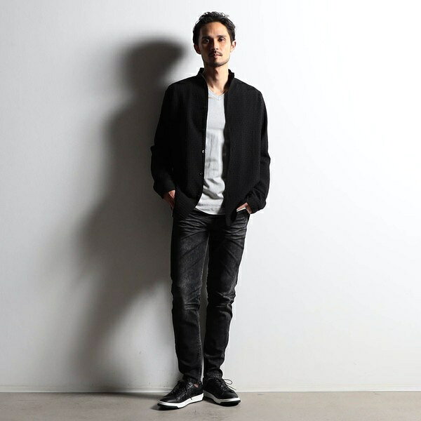 【RIELABO】クロスプラッド　スタンドカラーシャツ／ニコルクラブフォーメン（NICOLE CLUB FOR MEN） 0101marui-12793201 丸井(マルイ)楽天市場店 サンプル画像3
