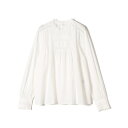 SHIPS Primary Navy Label:〈手洗い可能〉レース ピンタック ブラウス/シップス(SHIPS)