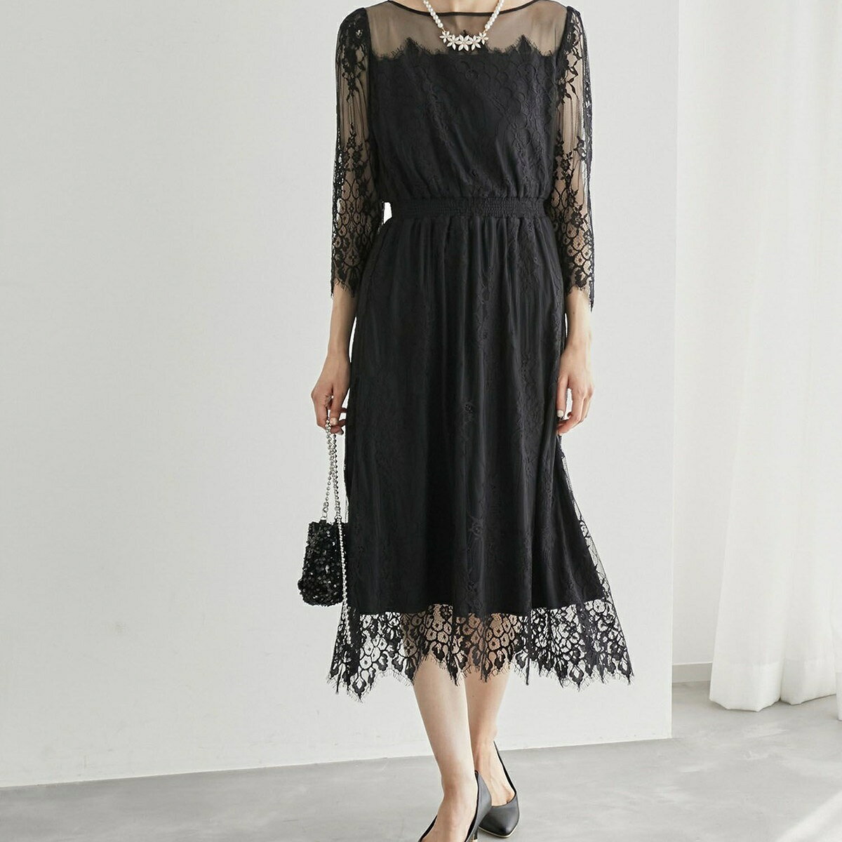 【Mon E’toile/モンエトワール】【結婚式にも】レースDRESS／ロペピクニック（ROPE' PICNIC） 0101marui-12831149 丸井(マルイ)楽天市場店 サンプル画像2
