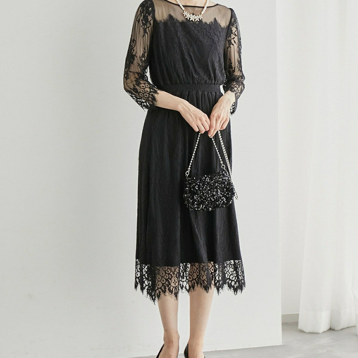 【Mon E’toile/モンエトワール】【結婚式にも】レースDRESS／ロペピクニック（ROPE' PICNIC） 0101marui-12831149 丸井(マルイ)楽天市場店 サンプル画像3