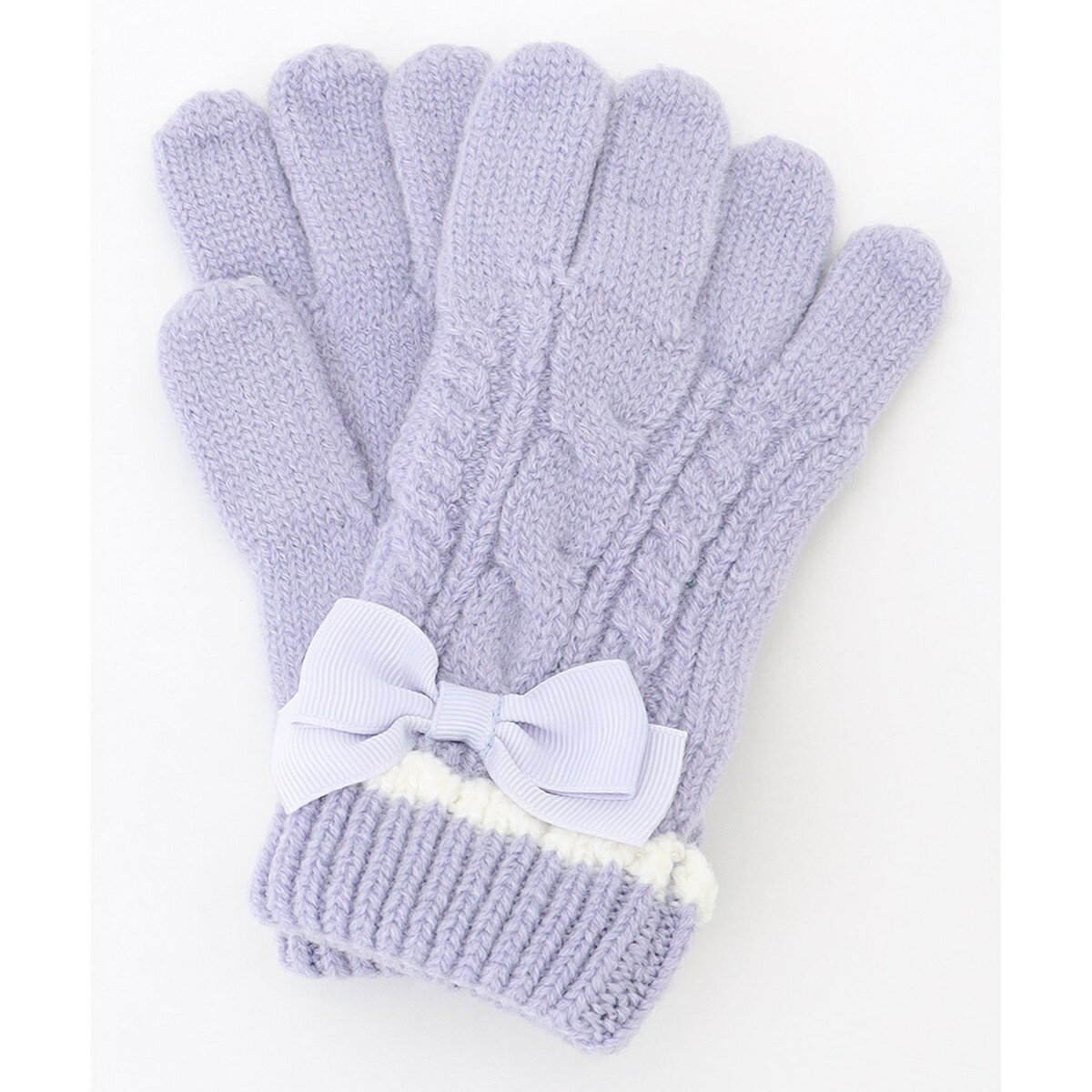 ケーブルリボン手袋／エニィファム（any FAM）のサムネイル