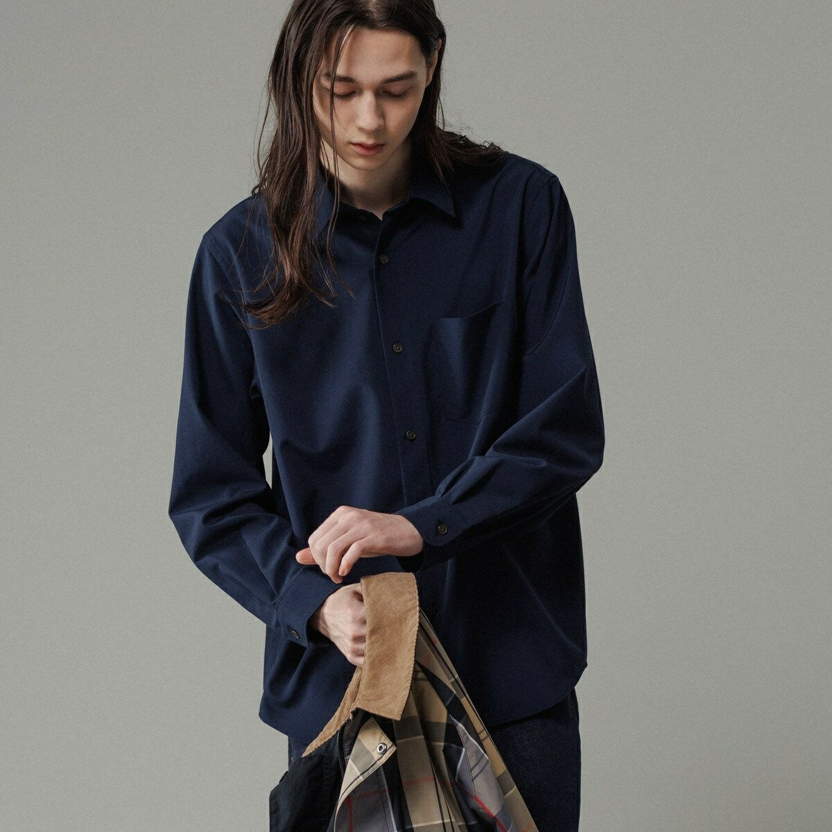 【NIKKE】レギュラーカラー シャツ / ウォッシャブル／アダムエロペ（ADAM ET ROPE'）