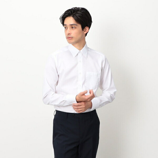 コムサイズム Yシャツ イージーケア　市松柄　ドレスシャツ／コムサイズム（COMME CA ISM）