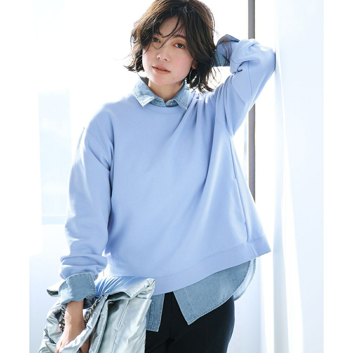 【WEB＆一部店舗限定カラーあり/Oggi2月号掲載】カラー スウェット／23区（23KU） 0101marui-12987958 丸井(マルイ)楽天市場店 パッケージ画像