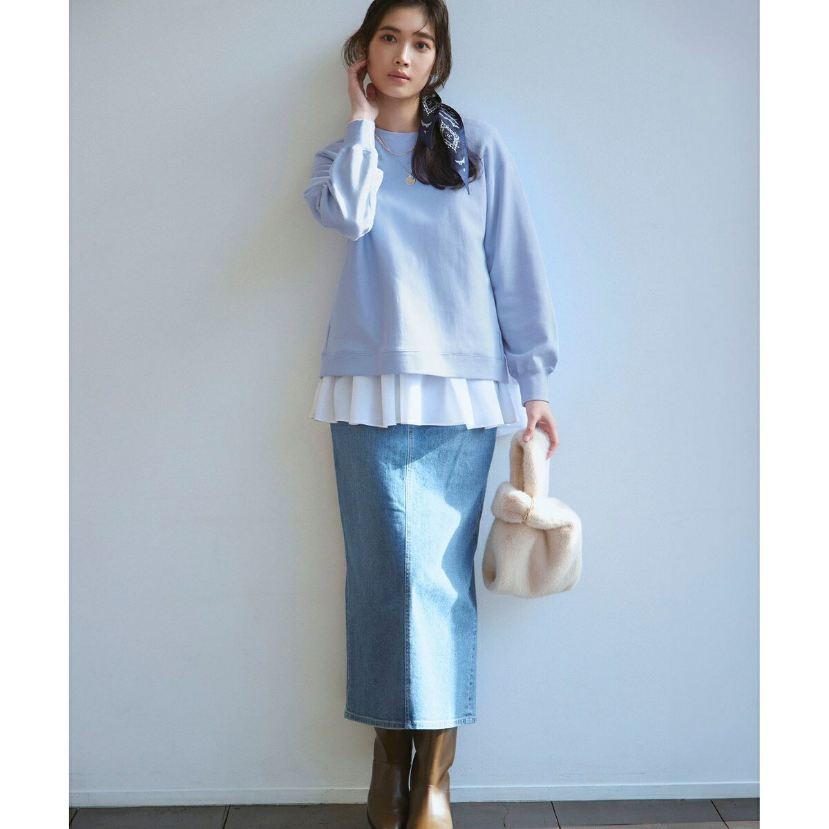 【WEB＆一部店舗限定カラーあり/Oggi2月号掲載】カラー スウェット／23区（23KU） 0101marui-12987958 丸井(マルイ)楽天市場店 サンプル画像3