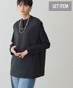 SET リブニットプルオーバー+ポンチベスト/アメリカンホリック(AMERICAN HOLIC)